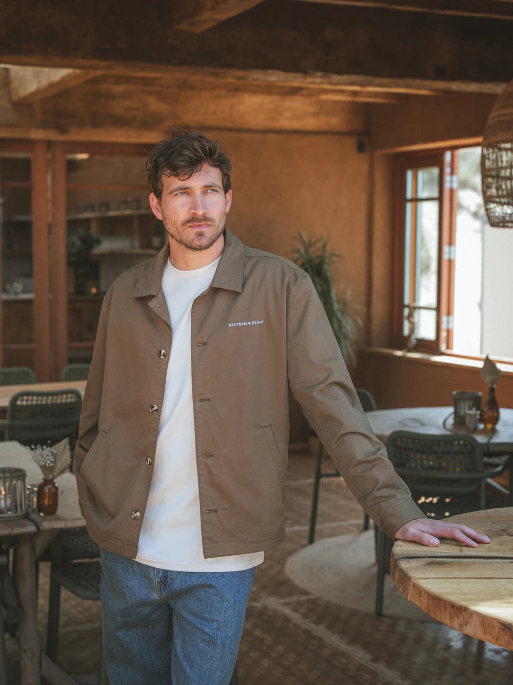 Brown Sixteen Overshirt