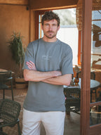 Olive Eivissa Oversized T-Shirt