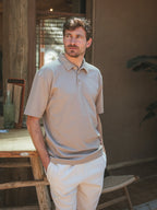 Creme Summer Knopfleiste Polo