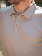 Creme Summer Knopfleiste Polo