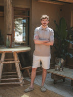 Creme Summer Knopfleiste Polo