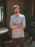 Taupe Relaxed Polo
