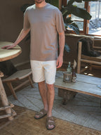 Light Brown Sixteen Oversized T-Shirt