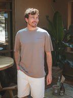Light Brown Sixteen Oversized T-Shirt
