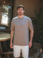 Light Brown Sixteen Oversized T-Shirt