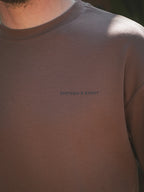 Dark Brown Sixteen Oversized T-Shirt