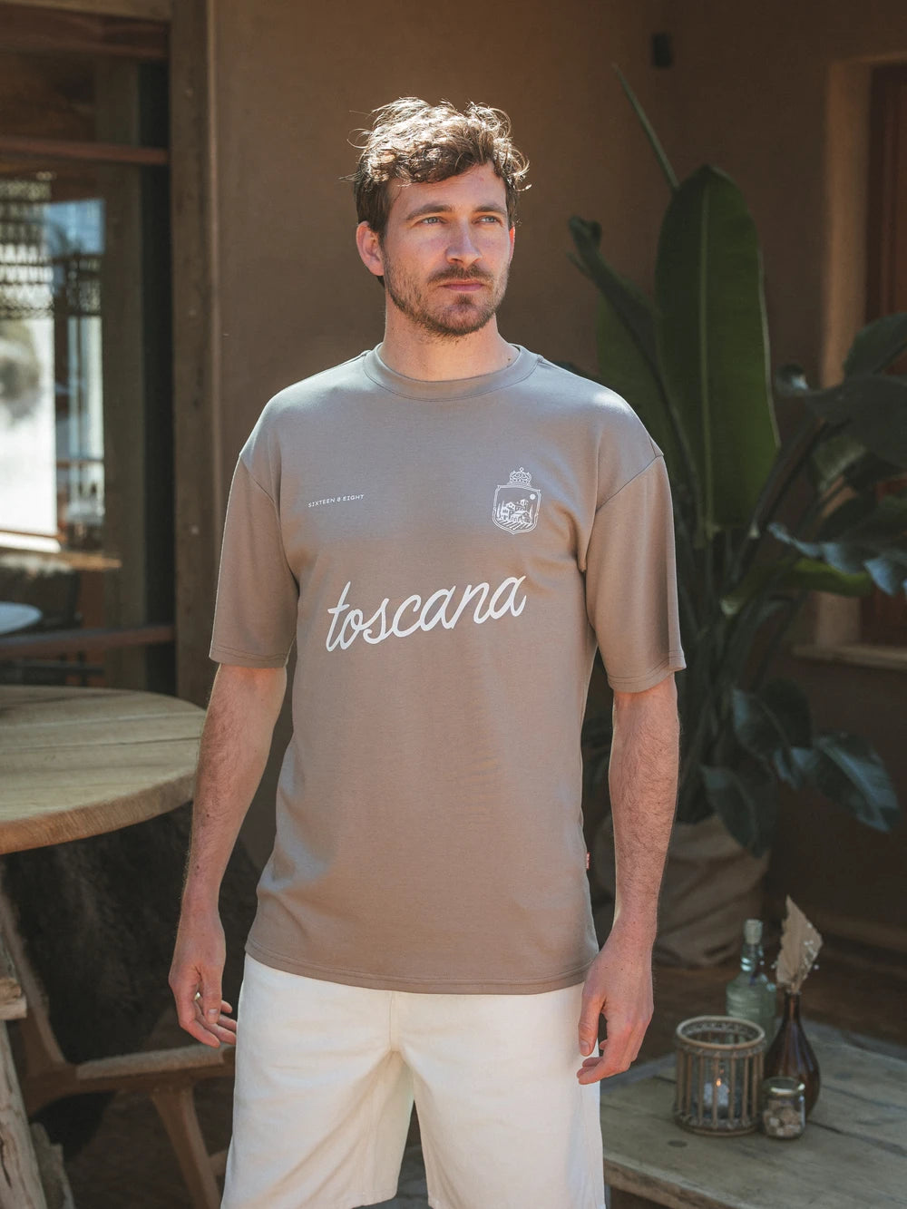 Brown Toscana Oversized T-shirt
