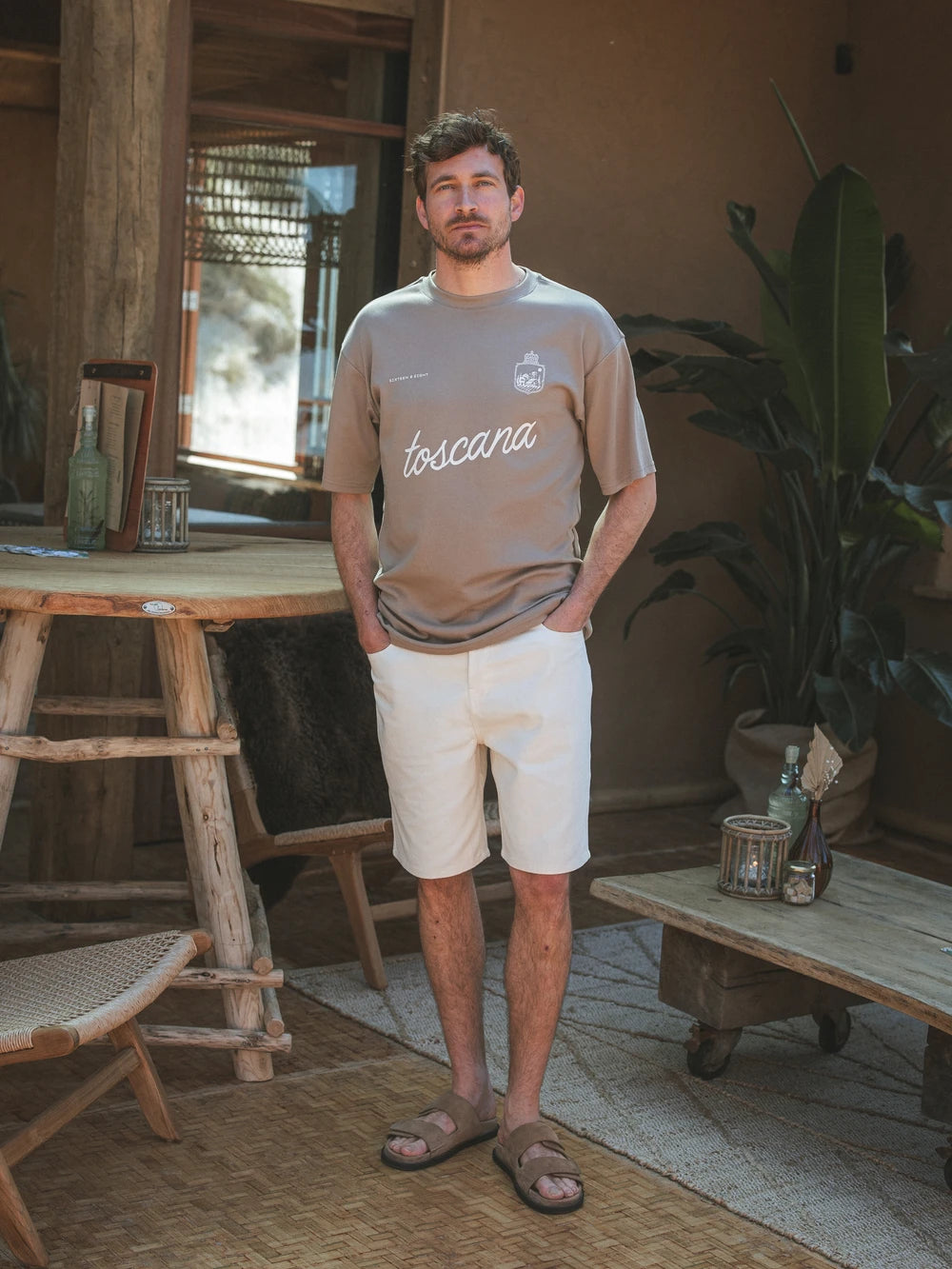 Brown Toscana Oversized T-shirt