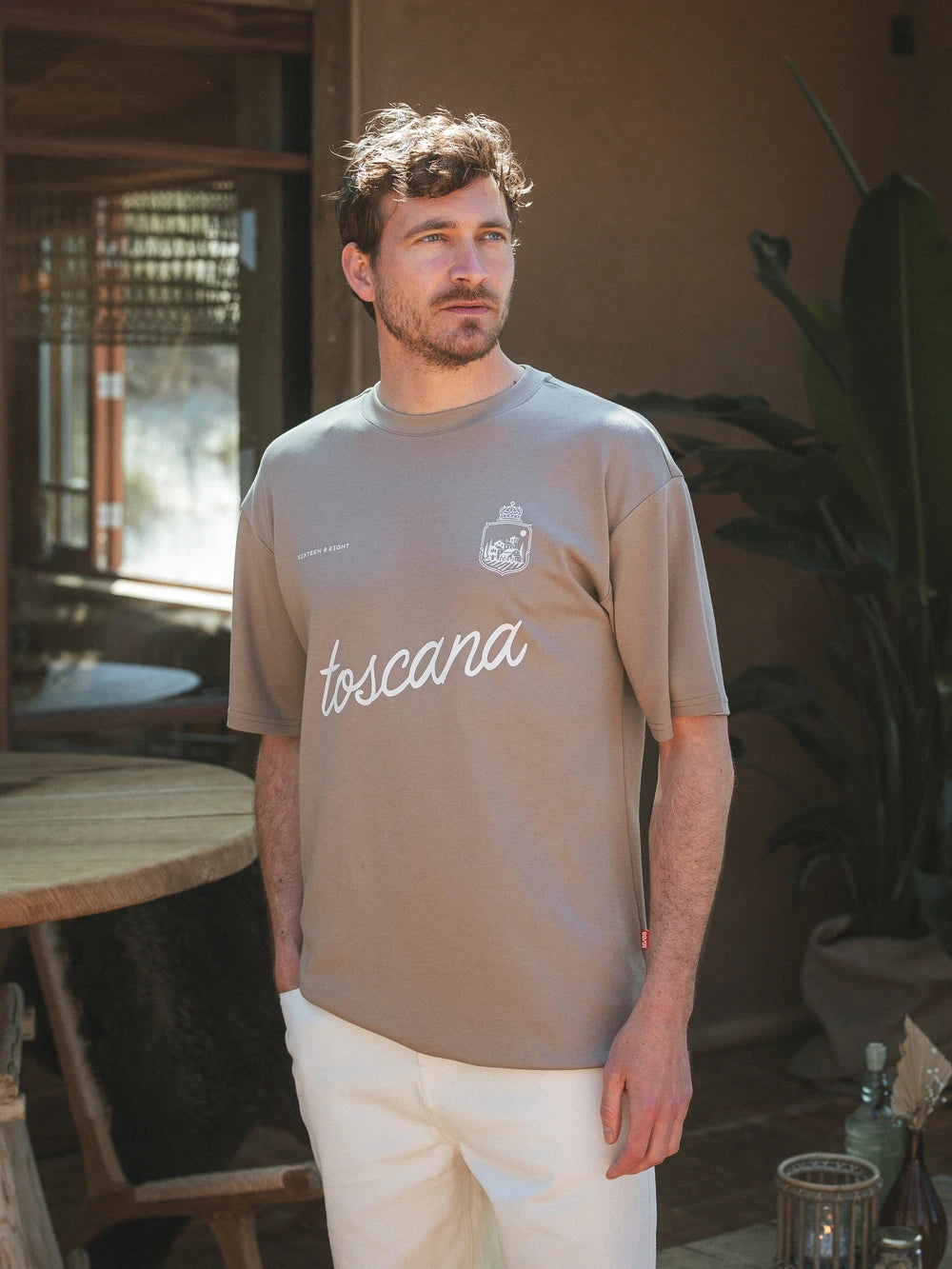 Brown Toscana Oversized T-shirt