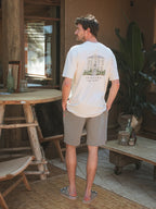 Beige Villa Oversized T-shirt