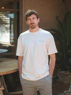 Beige Villa Oversized T-shirt