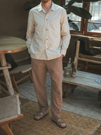 Beige Cotton Shirt
