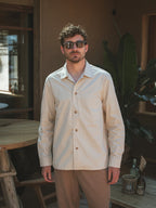Beige Cotton Shirt