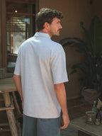 Grey Vendemmia Relaxed Polo