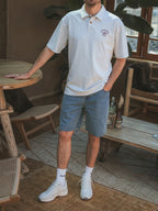 Grey Vendemmia Relaxed Polo