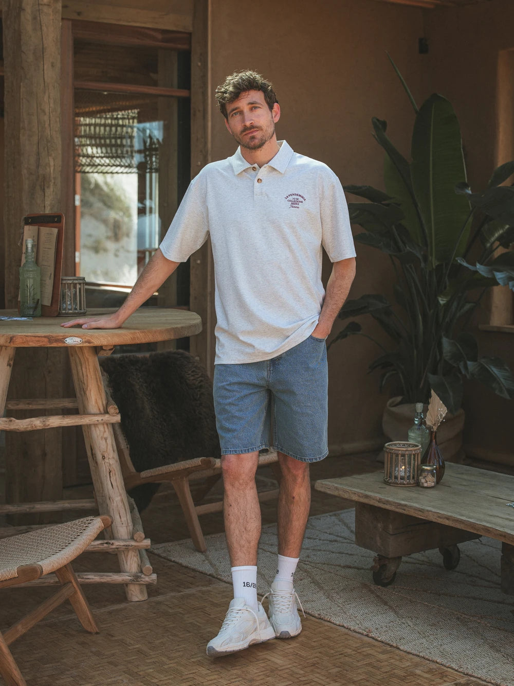 Grey Vendemmia Relaxed Polo