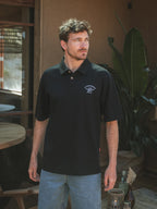 Black Vendemmia Relaxed Polo