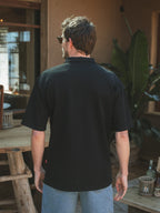 Black Sixteen Relaxed Polo