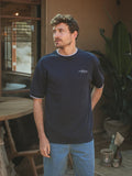 Navy Collar Oversized T-shirt
