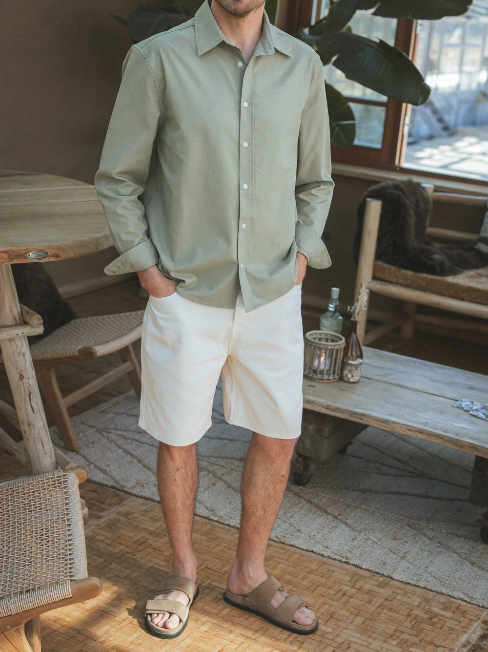Light Green Cotton Shirt