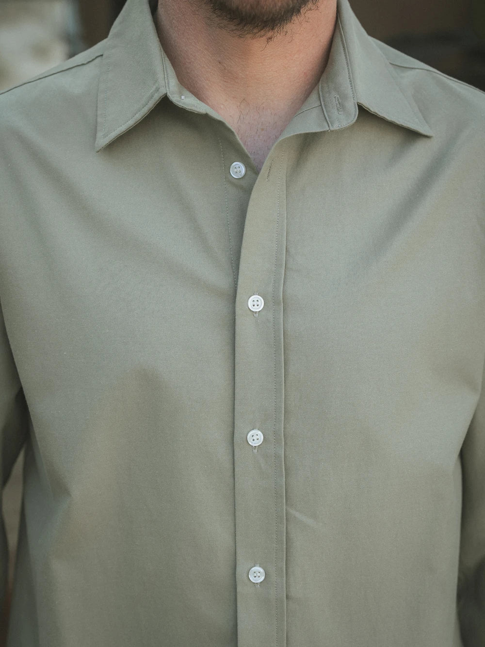 Light Green Cotton Shirt