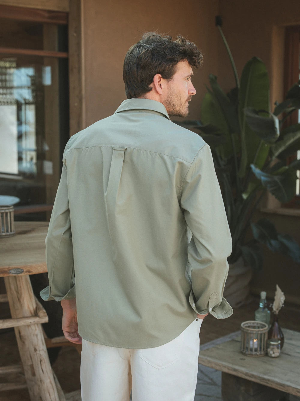 Light Green Cotton Shirt