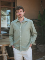 Light Green Cotton Shirt