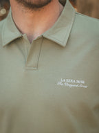 Green La Sera Relaxed Polo