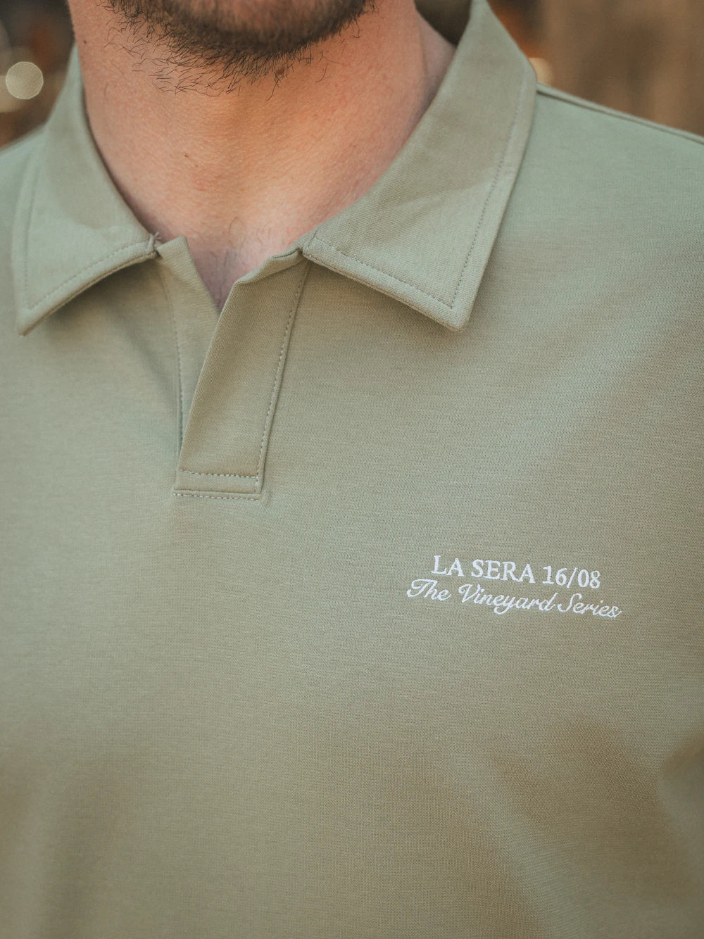 Green La Sera Relaxed Polo