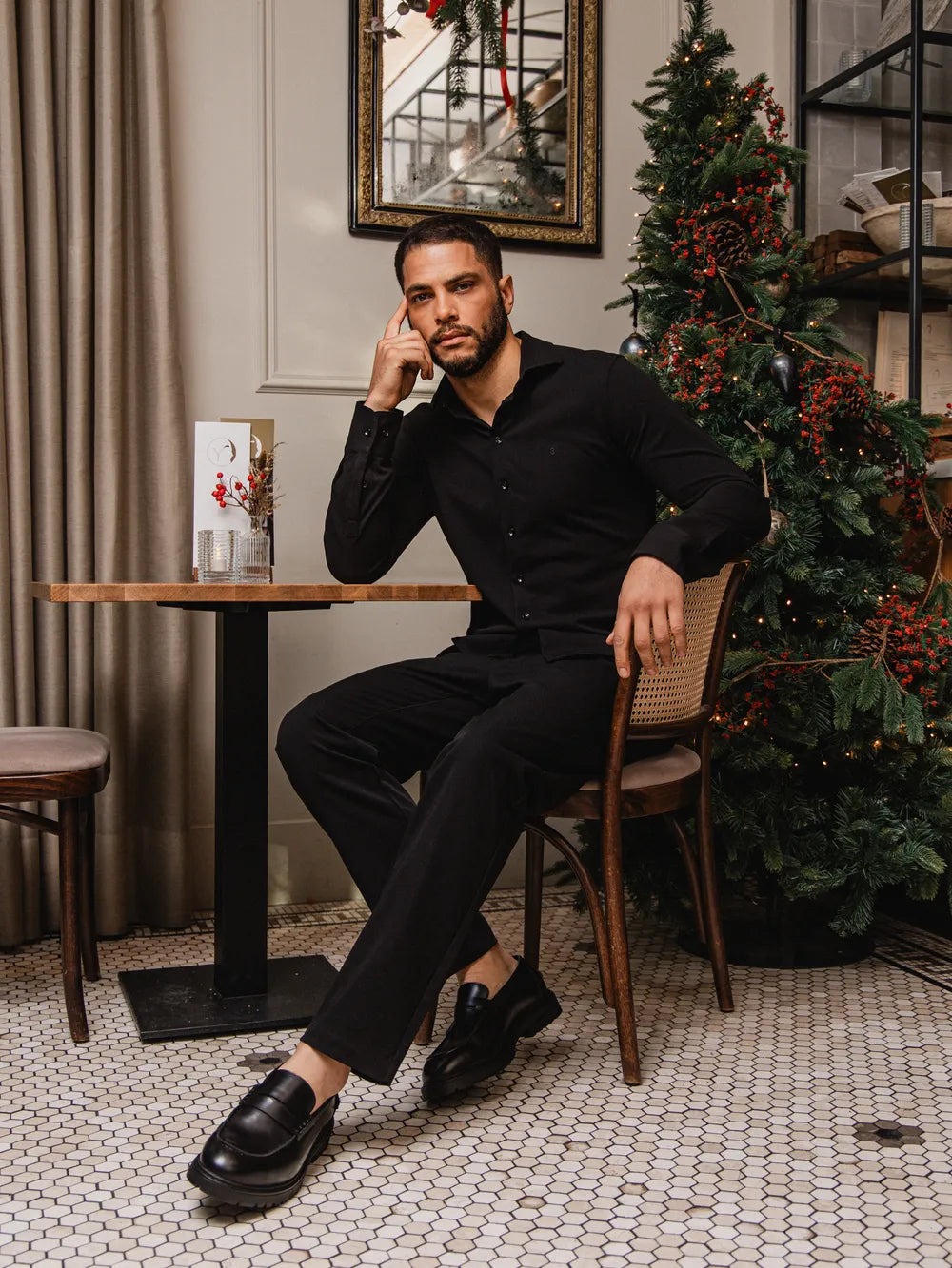 Black Business Shirt