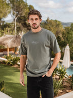 Olive Eivissa Oversized T-Shirt