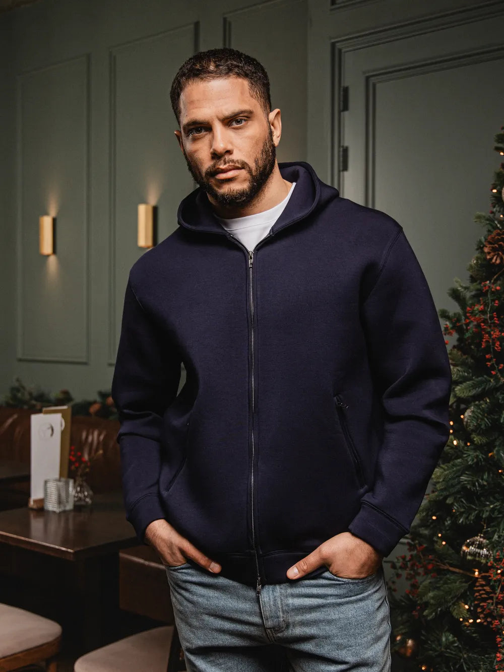 Navy Scuba Oversized Vest