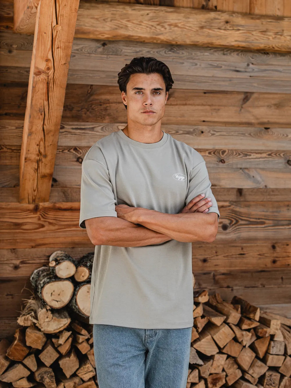 Olive Voyage Oversized T-shirt