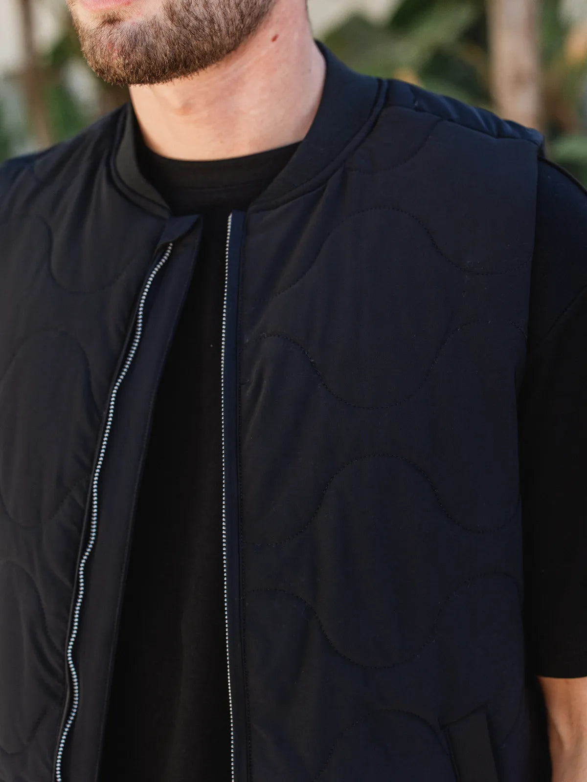 Black Stitch Bodywarmer