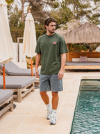 Green Patch Oversized T-Shirt