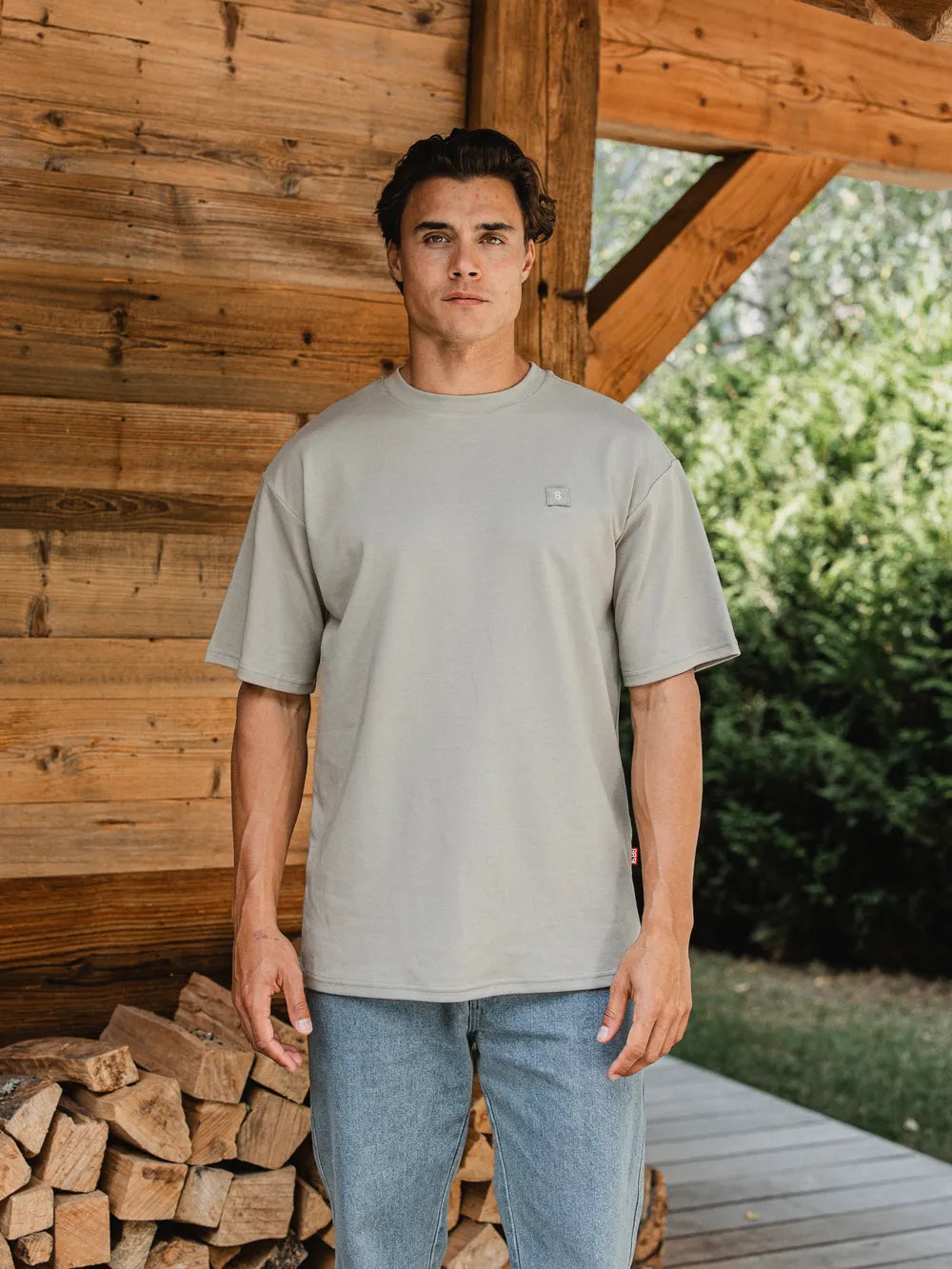 Olive Signature Oversized T-shirt
