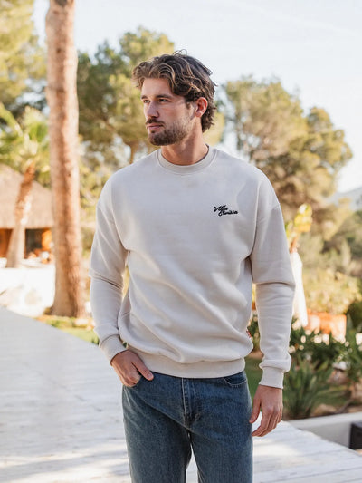 Beige Eivissa Oversized sweater