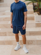 Blue Basic Sport Short