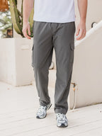 Grey Nylon Pants