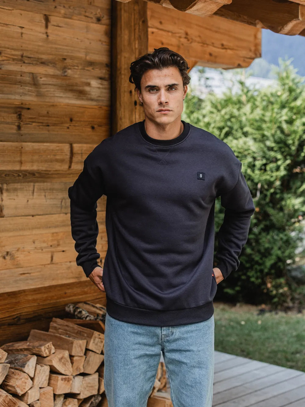 Off Black Signature Oversized Sweater