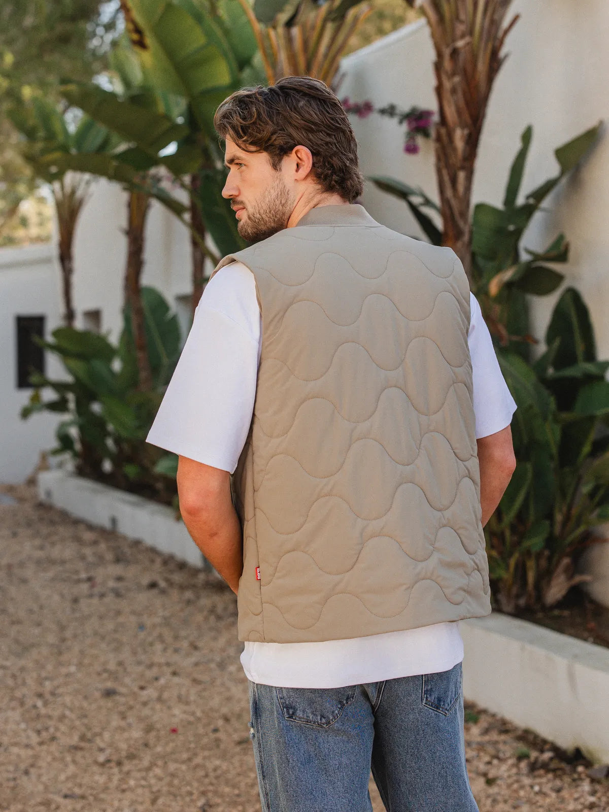 Khaki Stitch Bodywarmer