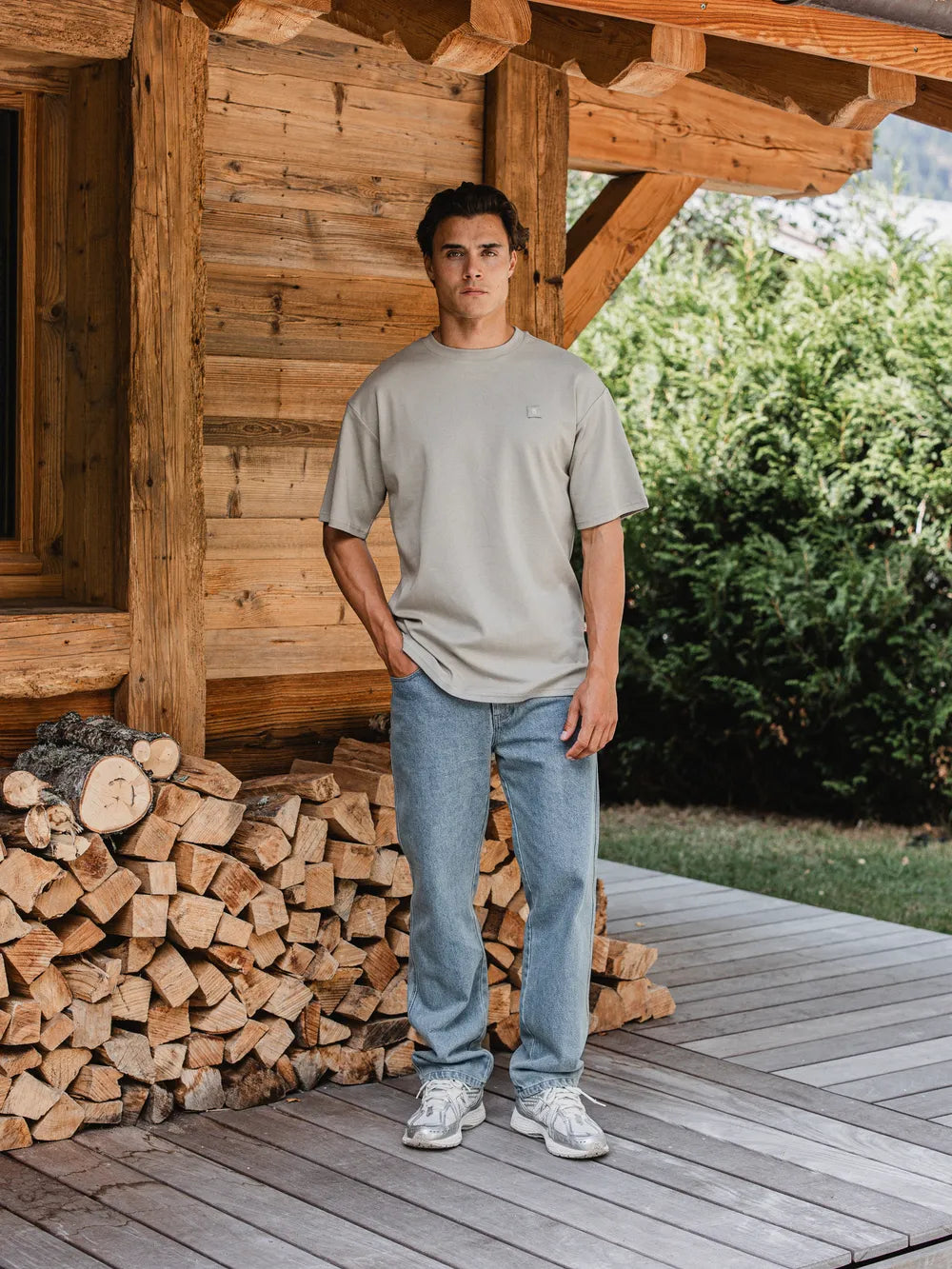 Olive Signature Oversized T-shirt