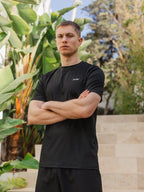 Black Basic Sport T-shirt