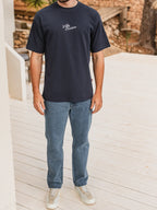 Blue Eivissa Oversized T-Shirt