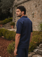 Navy Relaxed Polo
