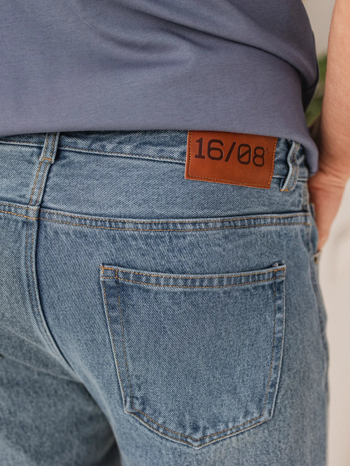 Classic Washed Denim Jeans