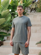 Olive Stitched Sport T-shirt