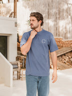 Blue Circle Oversized T-Shirt