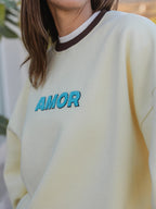 Yellow Amor Oversized Sweater