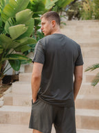 Army Green Stitched Sport T-shirt